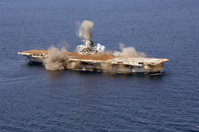 Oriskany sinking  , May 2006