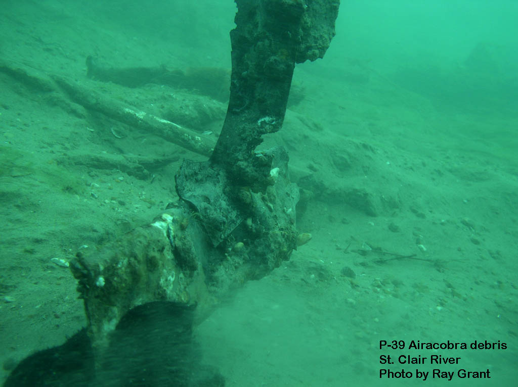 P-39 Airacobra debris, Saint Clair River