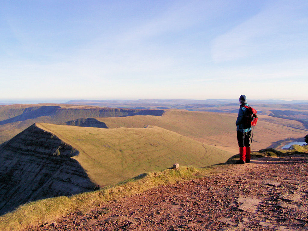 Pen-y-Fan mountain top, Wales