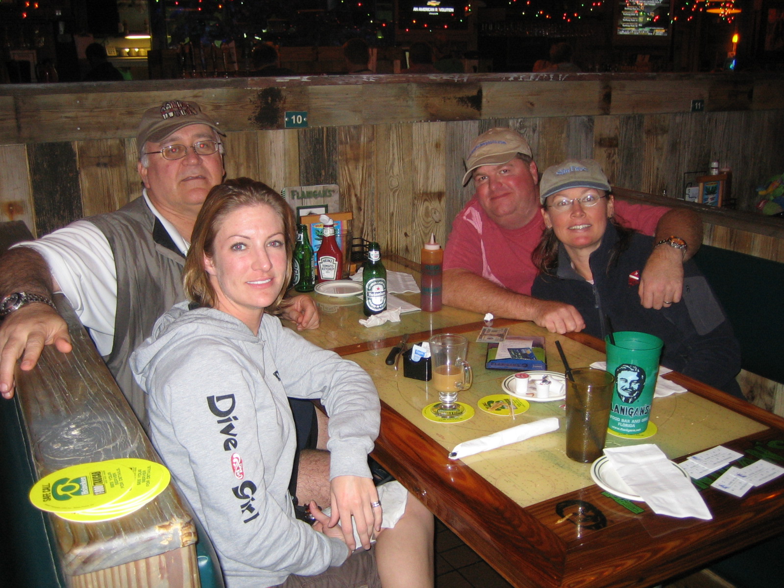 Puffer Fish, Aquagirl2u, Fishey & AOD after diving of Pompano Beach