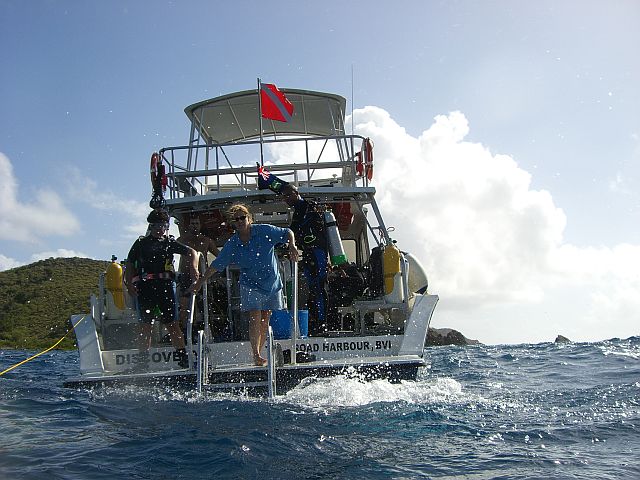 RMS Rhone dive boat