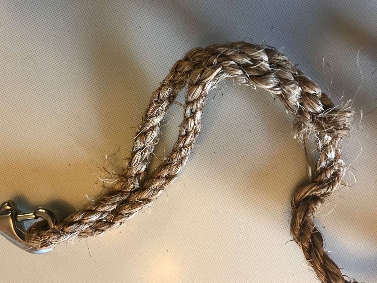 Rope jon-line splice detail