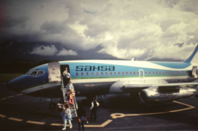 SAHSA jet from Houston to San Pedro Sula