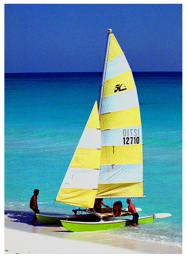 Sailboat. Cayo Largo, Cuba