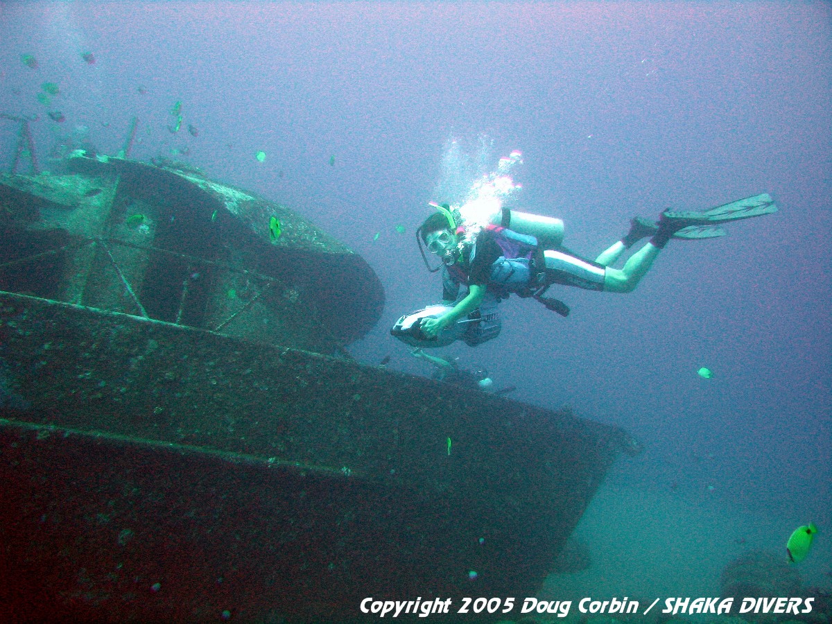 "Scootering Past the St. Anthony Wreck"