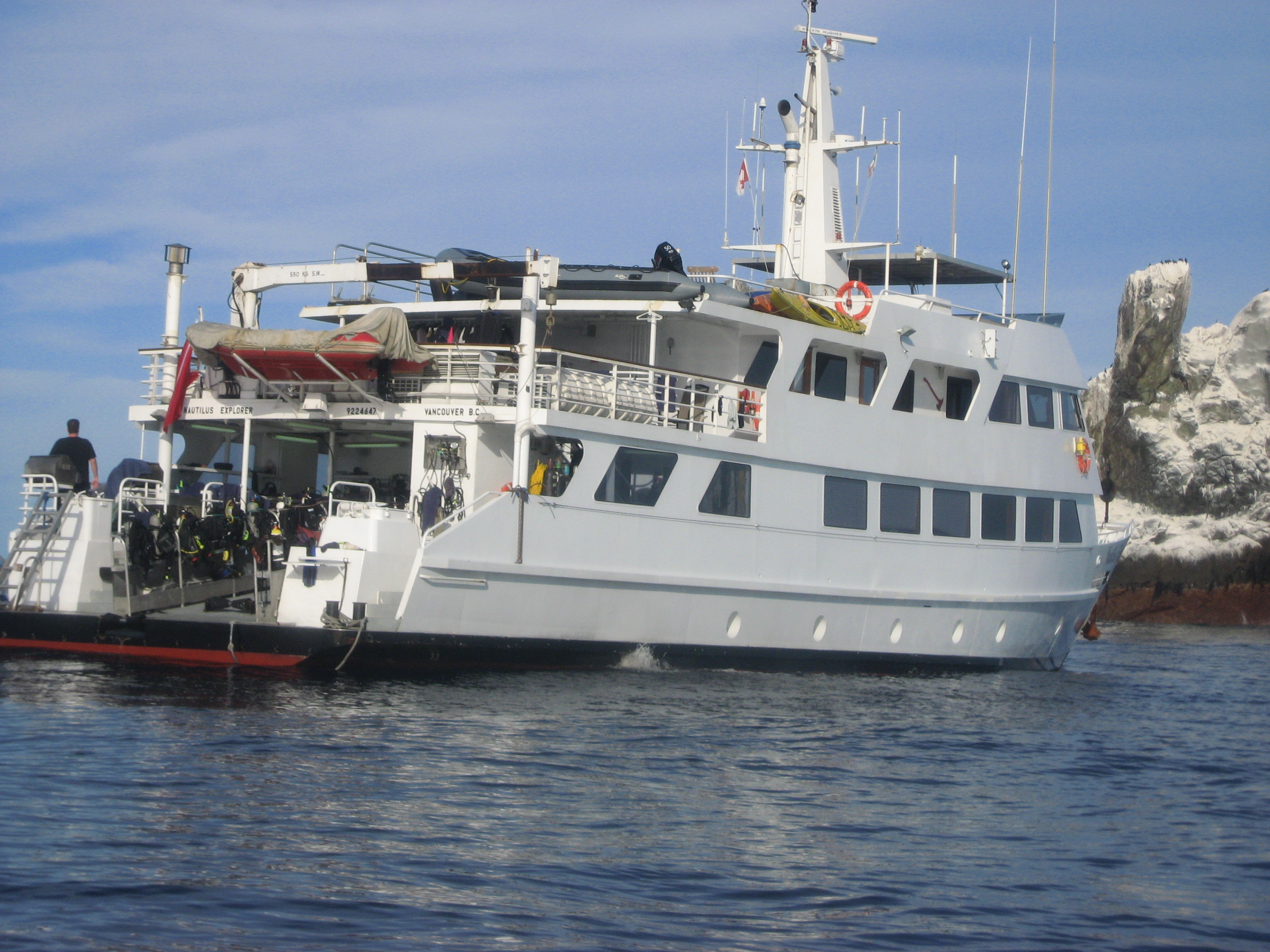 Scorros on the Nautilus Explorer Dec 2008