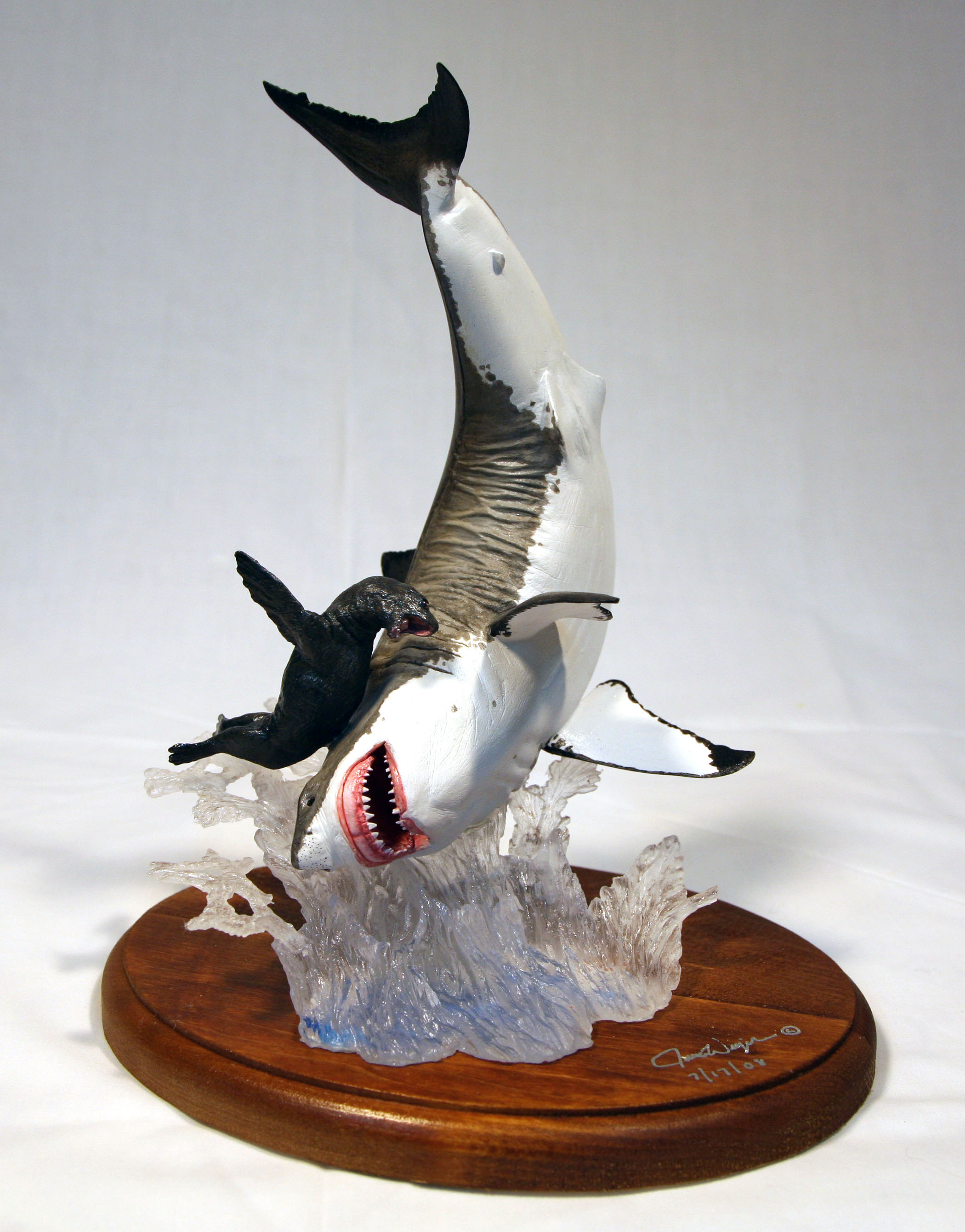 shark sculptures