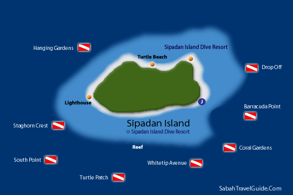 Sipadan Map