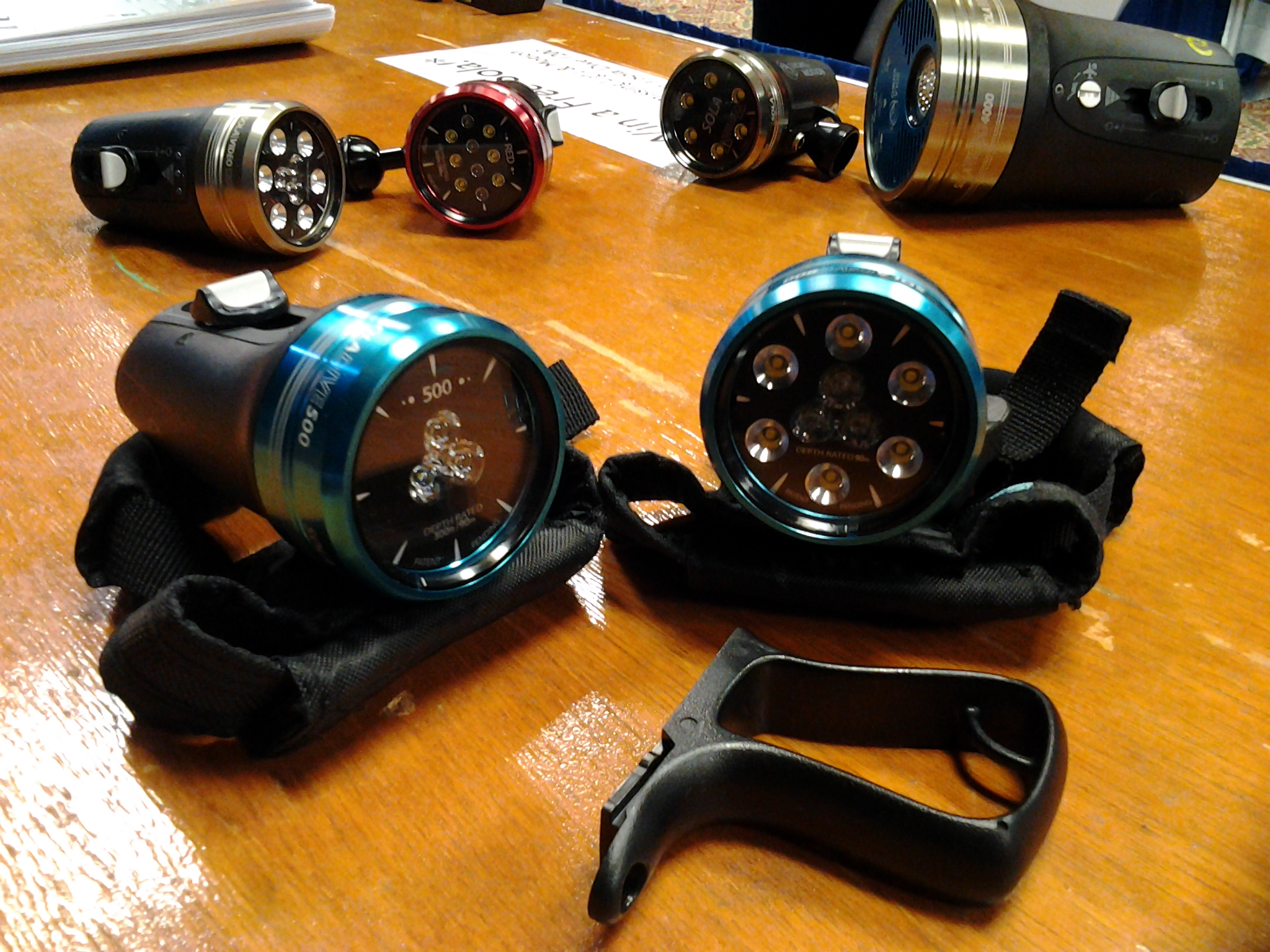 Sola Dive Lights from Light and Motion @ Baltimore Dive Show