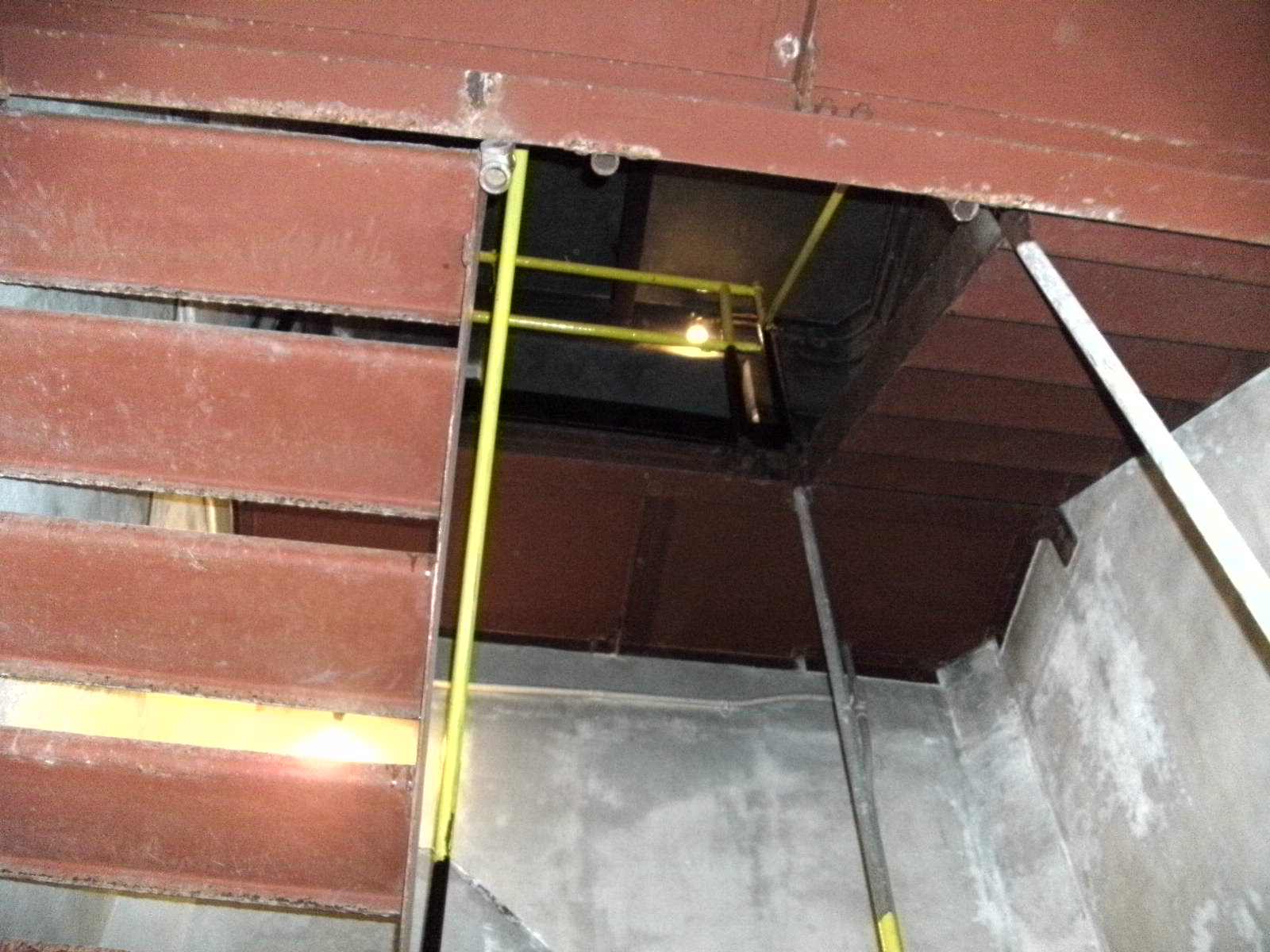 Stairs from control room to surface 1