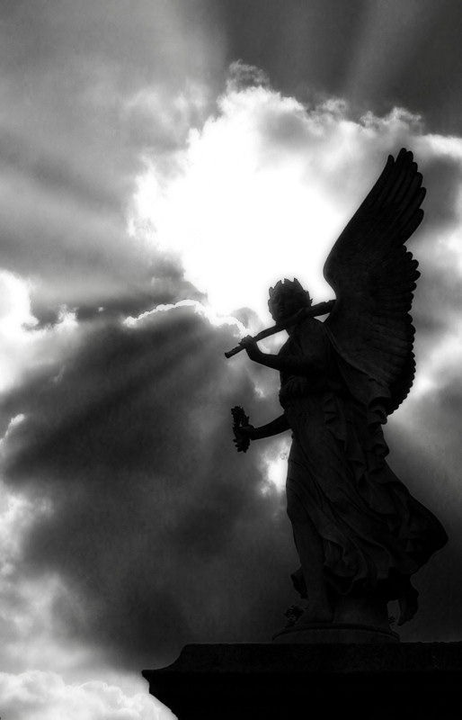 Statue in Powerscourt Gardens