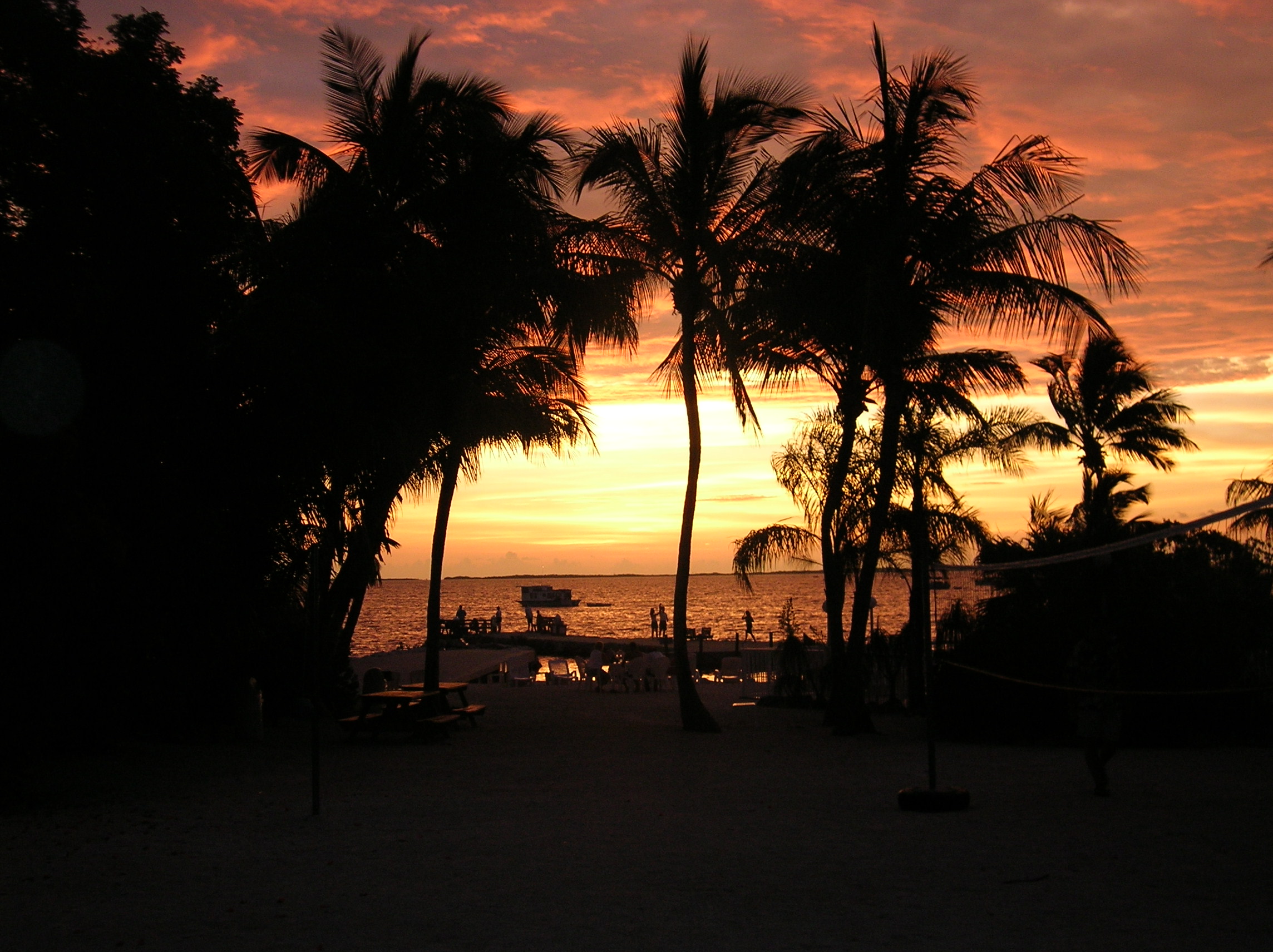 Sunset at Bayside Resort, Key Largo