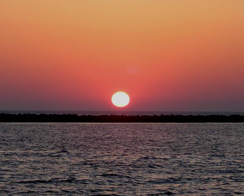 sunset - destin jetties