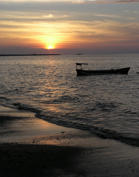 Sunset over Dili