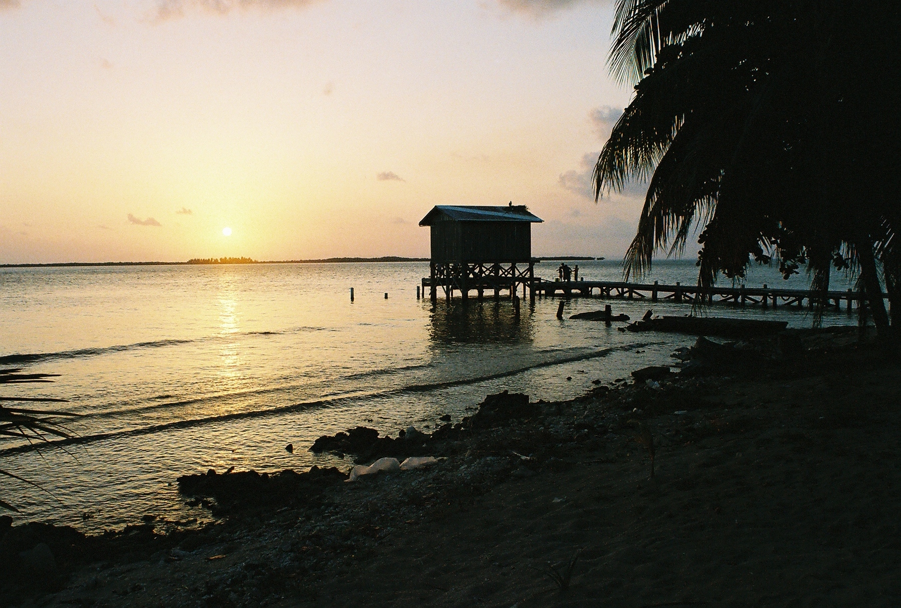 Sunset over Dive Dock