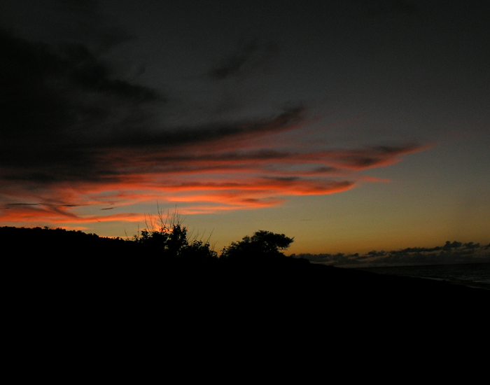 Sunset over Timor