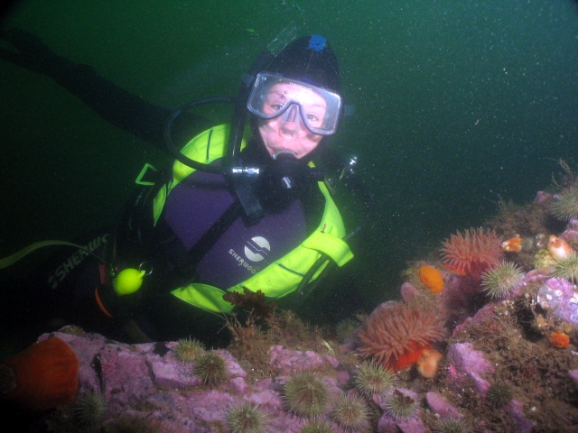 Suzanne at Deer Island