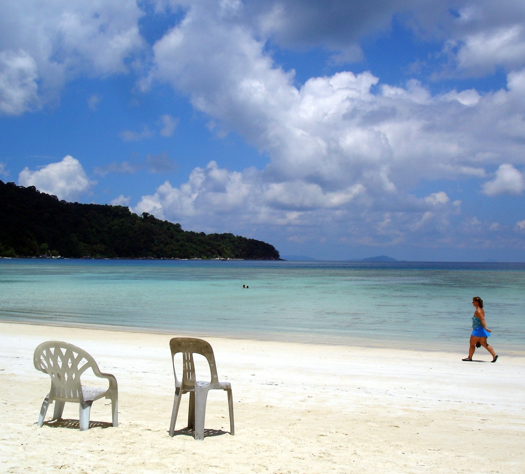 teluk dalam beach, perhentian