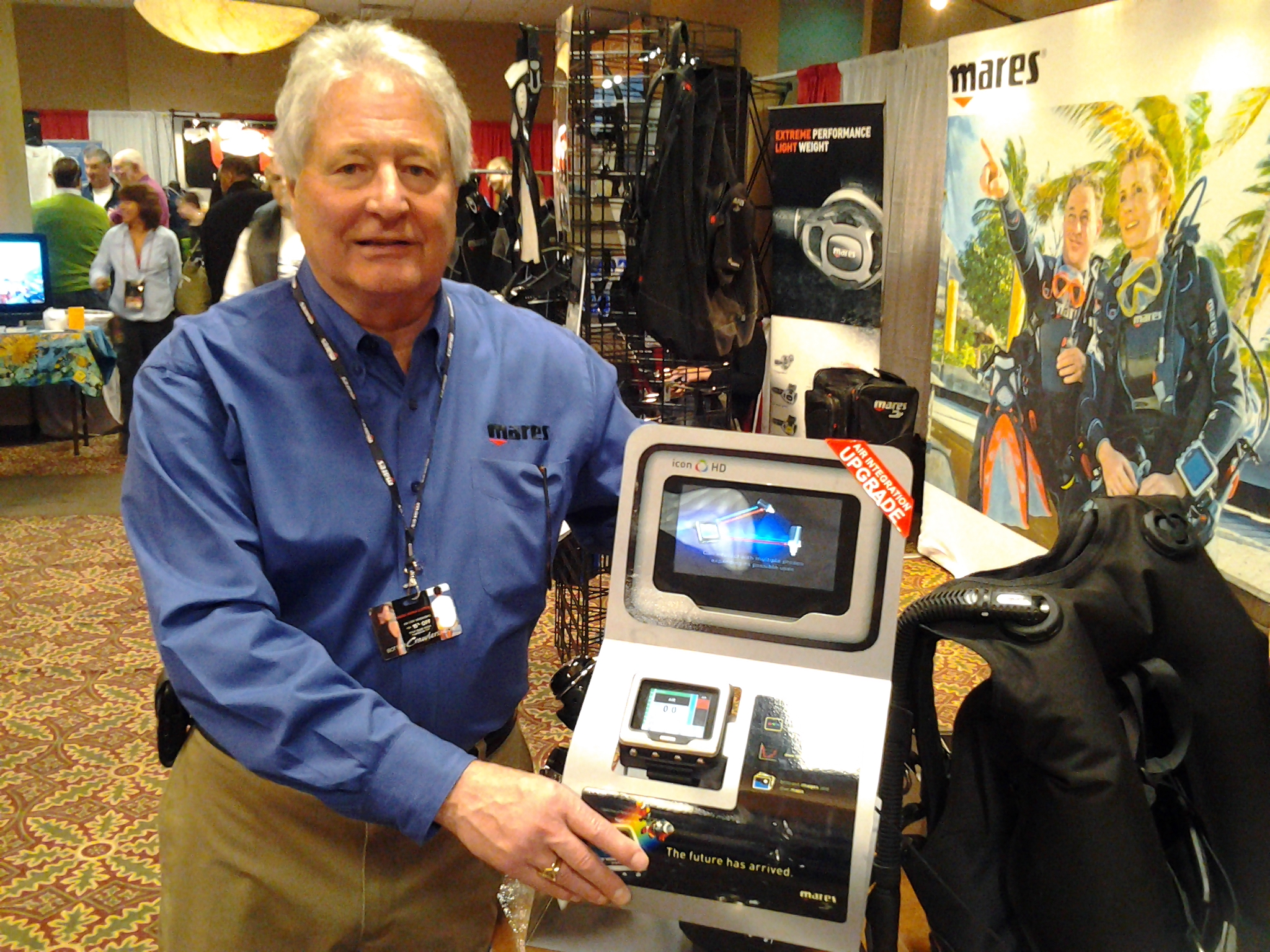 The Icon HD PDC from Mares @ Baltimore Dive Show