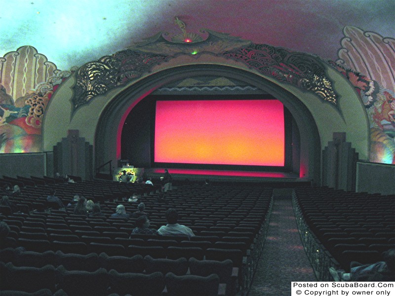 the old movie palace in the Casino on Catalina
