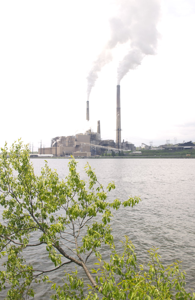 The power plant at Mount Storm