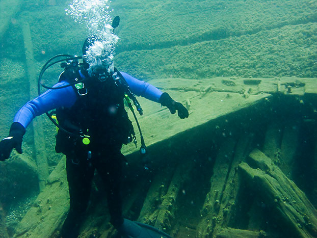 Tobermory Wreck diving King/Newaygo