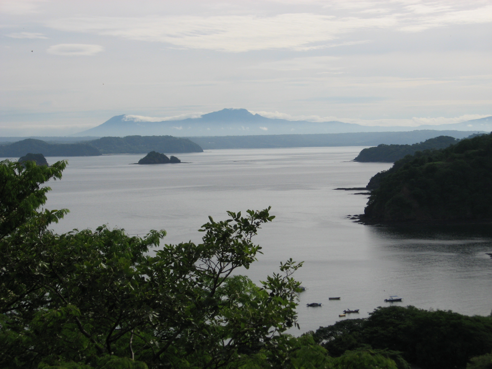 two volcanoes