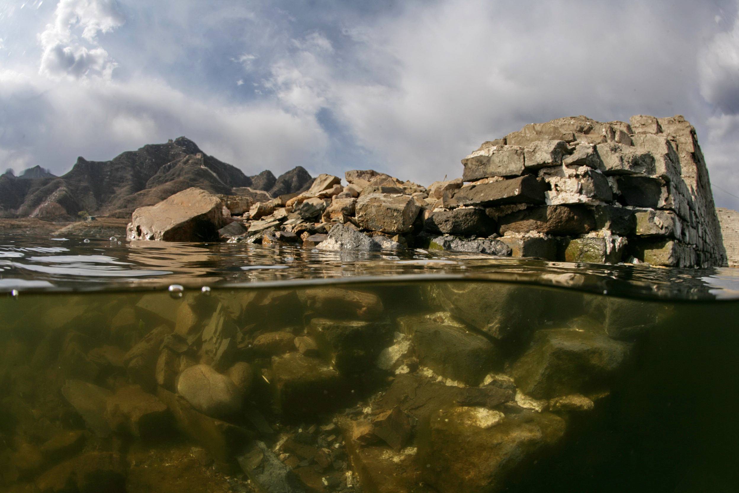 Underwater Great Wall