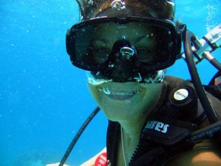 Underwater self portrait!