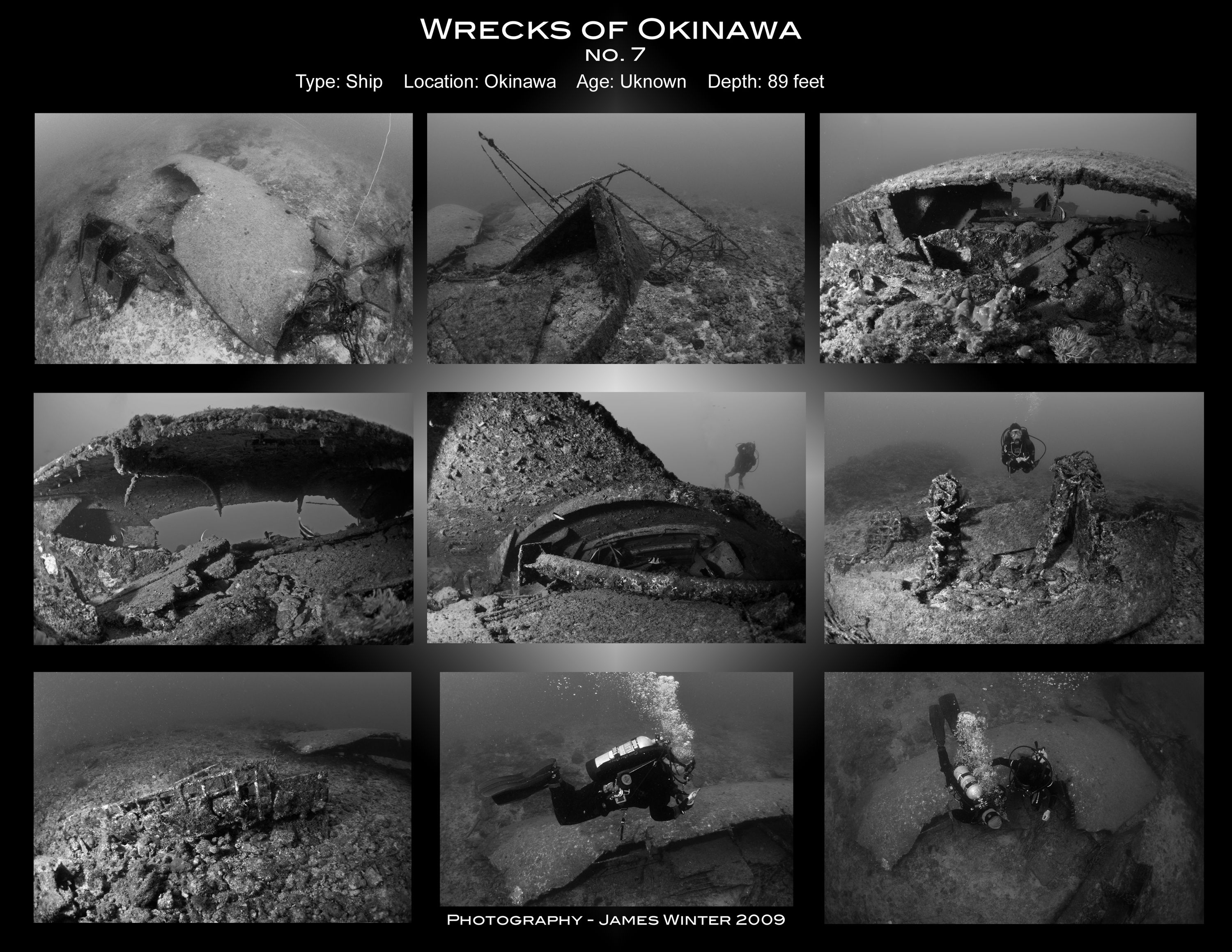 Unknown wreck Okinawa