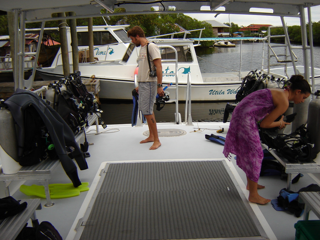 Utila Watersports Boat