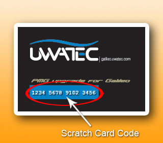 Uwatec Scratch Card