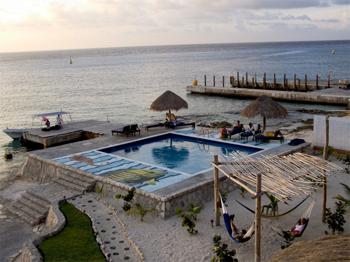 View from room at Caribe Blu