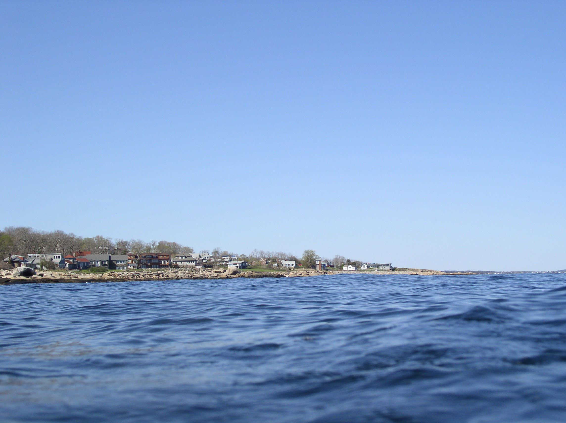 View of the shore