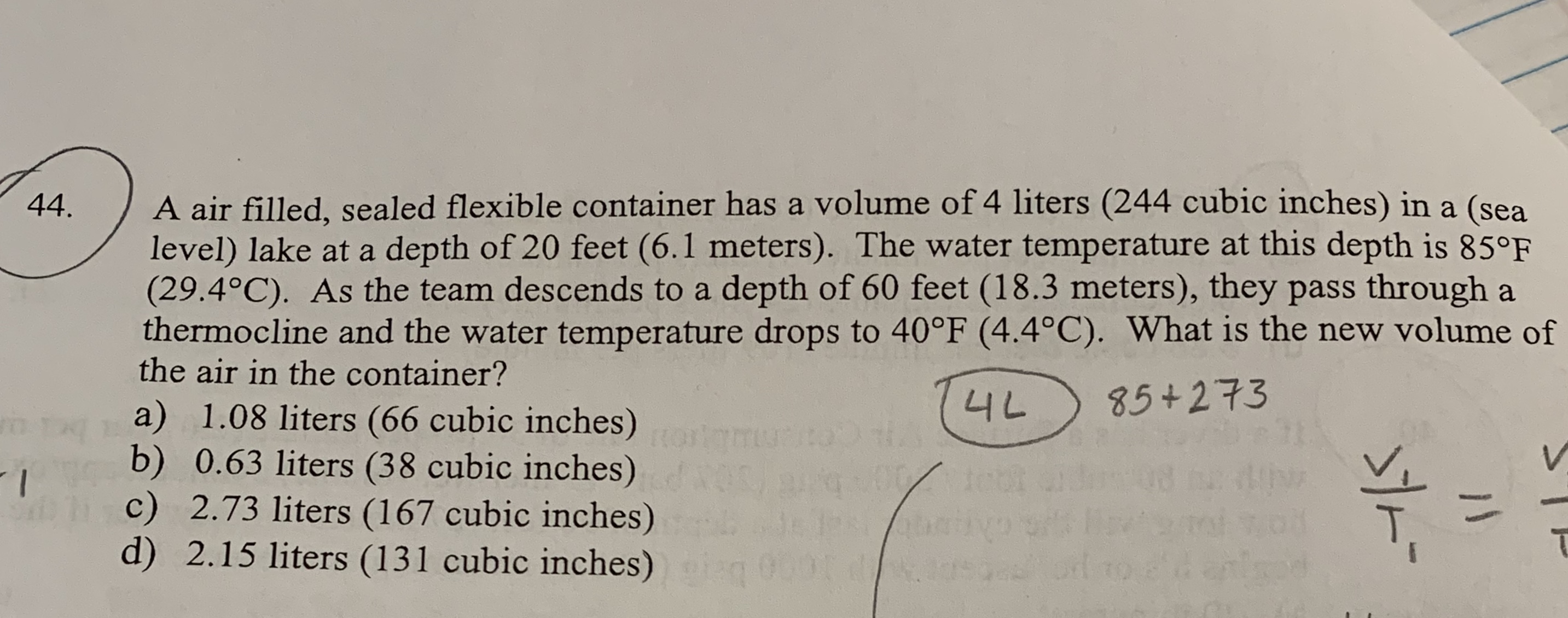 Volume question