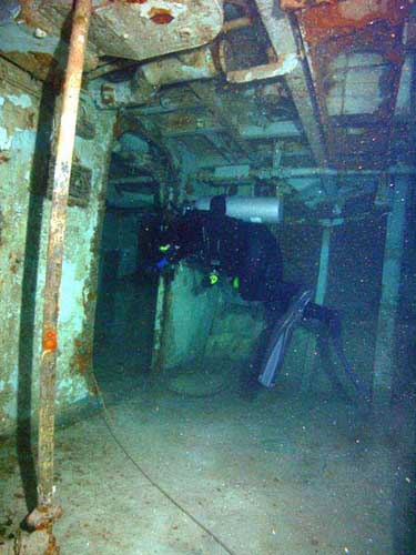 Wreck of the Minesweeper C-53 in Cozumel