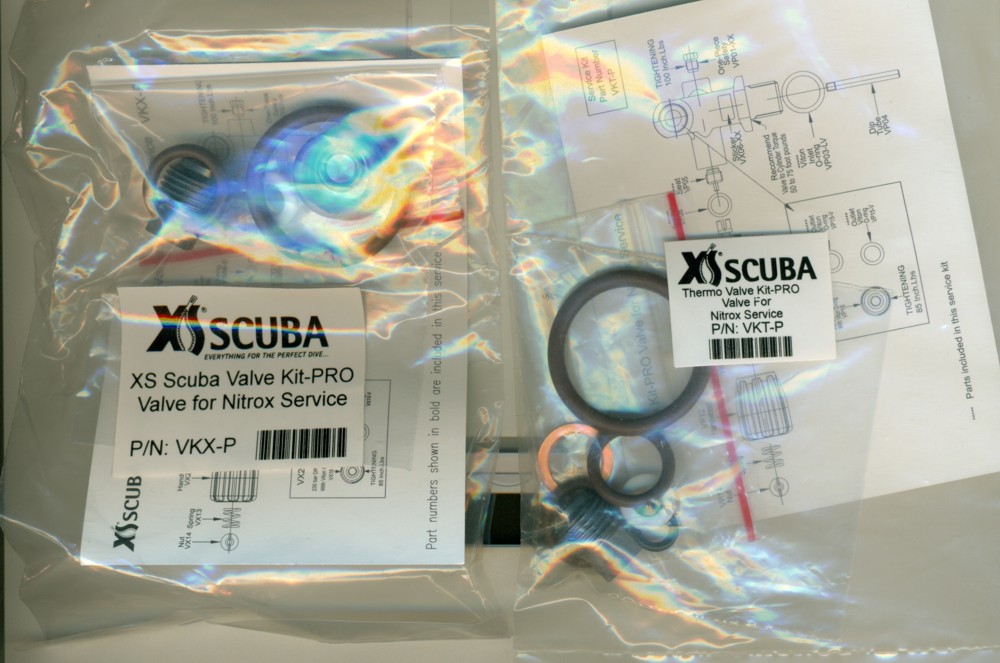 XS Scuba Valve Kits
